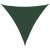 Pânză parasolar verde închis 6x6x6 m HDPE 160 g/m² triunghiular GartenMobel Dekor