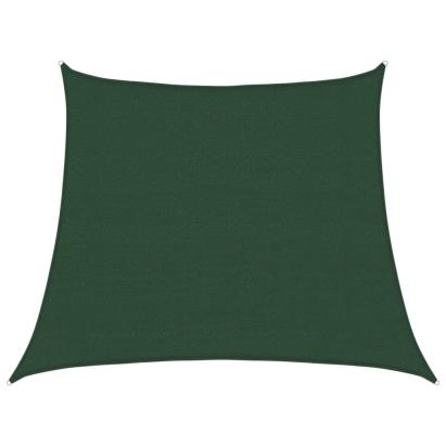 Pânză parasolar, verde închis, 3/4x3 m, HDPE, 160 g/m² GartenMobel Dekor