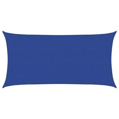 Pânză parasolar, albastru dreptunghiular 2,5x5 m HDPE 160 g/m² GartenMobel Dekor
