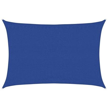 Pânză parasolar albastru dreptunghiular 3,5x4,5m HDPE 160 g/m² GartenMobel Dekor