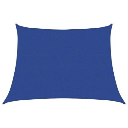Pânză parasolar, albastru, 4/5x3 m, HDPE, 160 g/m², trapez GartenMobel Dekor