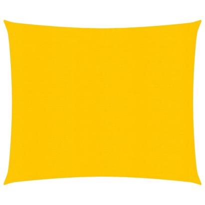 Pânză parasolar, galben, pătrat, 4x4 m HDPE, 160 g/m² GartenMobel Dekor