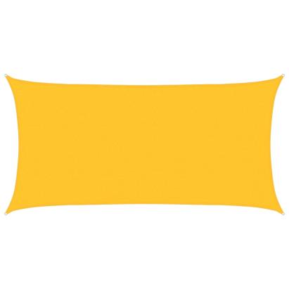 Pânză parasolar galben dreptunghiular 2x3,5 m HDPE 160 g/m² GartenMobel Dekor