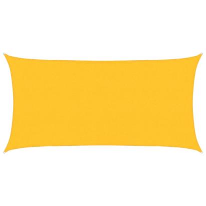 Pânză parasolar, galben, 2,5x4,5 m, HDPE, 160 g/m² GartenMobel Dekor