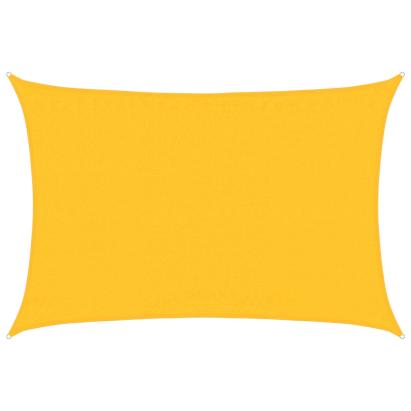 Pânză parasolar, galben dreptunghiular 3,5x5 m, HDPE, 160 g/m² GartenMobel Dekor