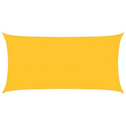 Pânză parasolar, galben dreptunghiular 4x7 m, HDPE, 160 g/m² GartenMobel Dekor