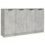 Servante, 2 piese, gri beton, 60x30x70 cm, lemn prelucrat GartenMobel Dekor