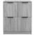 Servante, 2 piese, sonoma gri, 60x30x70 cm, lemn prelucrat GartenMobel Dekor