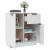 Servante, 2 piese, alb, 60x30x70 cm, lemn prelucrat GartenMobel Dekor