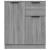 Servante, 2 piese, sonoma gri, 60x30x70 cm, lemn prelucrat GartenMobel Dekor