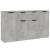 Servante, 3 piese, gri beton, lemn prelucrat GartenMobel Dekor