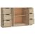 Servante, 3 piese, stejar sonoma, lemn prelucrat GartenMobel Dekor
