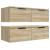 Dulapuri perete 2 buc, stejar sonoma 68x30x20 cm lemn prelucrat GartenMobel Dekor