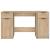 Birou cu dulap lateral, stejar sonoma, lemn prelucrat GartenMobel Dekor