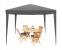 Cort pavilion de gradina pliabil automat pop-up, impermeabil, cu 4 pereti laterali, 300x300cm, gri Household NewTrend