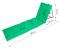 Sezlong de plaja pliabil, spatar cu cadru metalic, reglabil, 150x47x48 cm, verde Household NewTrend