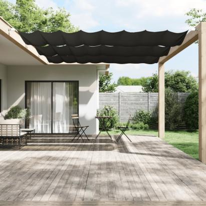 Copertină verticală, antracit, 140x420 cm, țesătură Oxford GartenMobel Dekor