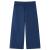 Pantaloni pentru copii cu picioare largi, bleumarin, 128 GartenMobel Dekor