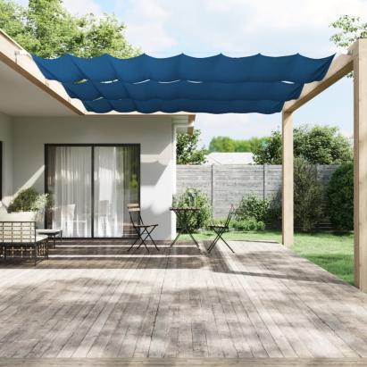 Copertină verticală, albastru, 140x420 cm, țesătură oxford GartenMobel Dekor