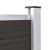 Set de panouri de gard, negru, 175x105 cm, WPC GartenMobel Dekor