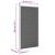 Panou de gard, gri, 95x186 cm, WPC GartenMobel Dekor