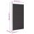 Panou de gard, negru, 95x186 cm, WPC GartenMobel Dekor
