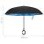 Umbrelă cu mâner în formă de C, negru, 108 cm GartenMobel Dekor