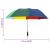 Umbrelă pliabilă automată, multicolor, 124 cm GartenMobel Dekor