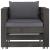 Set mobilier grădină, 2 piese, cu perne, gri, lemn impregnat GartenMobel Dekor