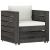 Set mobilier grădină cu perne, 2 piese, gri, lemn impregnat GartenMobel Dekor