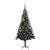 Brad Crăciun pre-iluminat cu set globuri, negru, 240 cm, PVC GartenMobel Dekor