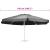Pânză de schimb umbrelă de soare de grădină, antracit, 610 cm GartenMobel Dekor