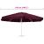 Pânză de schimb umbrelă de soare de grădină roșu bordo 610 cm GartenMobel Dekor