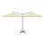 Umbrelă de soare dublă cu stâlp din oțel, nisipiu, 600x300 cm GartenMobel Dekor