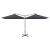 Umbrelă de soare dublă cu stâlp din oțel, antracit, 600x300 cm GartenMobel Dekor