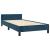 Cadru de pat fără saltea, albastru închis, 80x200 cm, catifea GartenMobel Dekor