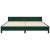 Cadru de pat fără saltea, verde închis, 160x200 cm, catifea GartenMobel Dekor