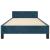 Cadru de pat fără saltea, albastru închis, 80x200 cm, catifea GartenMobel Dekor