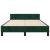 Cadru de pat fără saltea, verde închis, 120x200 cm, catifea GartenMobel Dekor