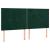 Cadru de pat fără saltea, verde închis, 200x200 cm, catifea GartenMobel Dekor