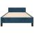Cadru de pat fără saltea, albastru închis, 90x190 cm, catifea GartenMobel Dekor