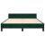 Cadru de pat fără saltea, verde închis, 140x190 cm, catifea GartenMobel Dekor
