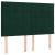 Cadru de pat fără saltea, verde închis, 140x200 cm, catifea GartenMobel Dekor