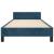 Cadru de pat fără saltea, albastru închis, 80x200 cm, catifea GartenMobel Dekor