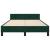 Cadru de pat fără saltea, verde închis, 120x200 cm, catifea GartenMobel Dekor