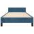 Cadru de pat fără saltea, albastru închis, 80x200 cm, catifea GartenMobel Dekor