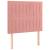 Cadru de pat cu tăblie, roz, 80x200 cm, catifea GartenMobel Dekor