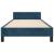 Cadru de pat fără saltea, albastru închis, 90x200 cm, catifea GartenMobel Dekor