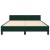 Cadru de pat fără saltea, verde închis, 140x190 cm, catifea GartenMobel Dekor
