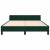 Cadru de pat fără saltea, verde închis, 140x200 cm, catifea GartenMobel Dekor